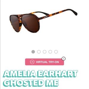 Goodr sunglasses “Amelia Earhart ghosted me” style Mach G